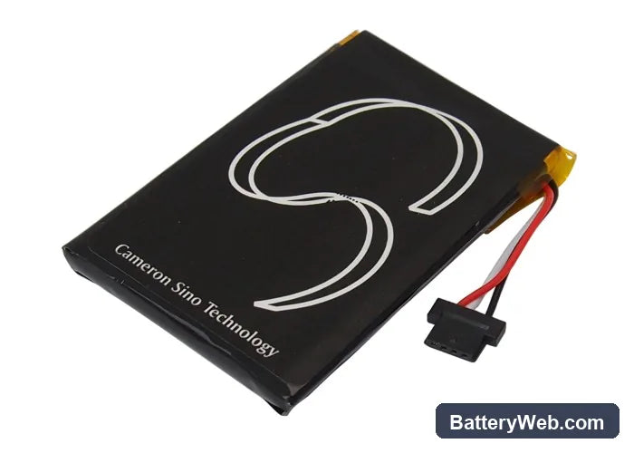 Navigon 2510 Replacement Battery, 3.7V, 750mAh, Li-Polymer 1