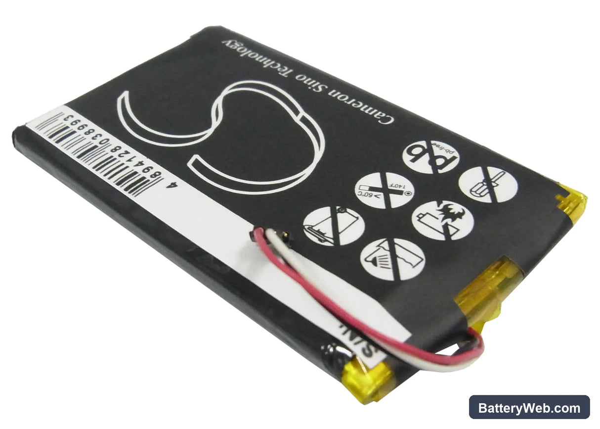 Navigon 40 Easy Replacement Battery, 3.7V, 1200mAh, Li-Polymer 3