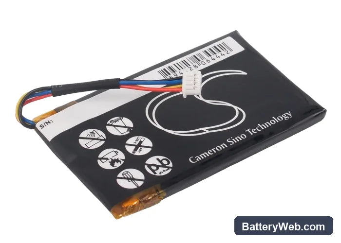 Navigon 8410 Replacement Battery, 3.7V, 1200mAh, Li-Polymer 4
