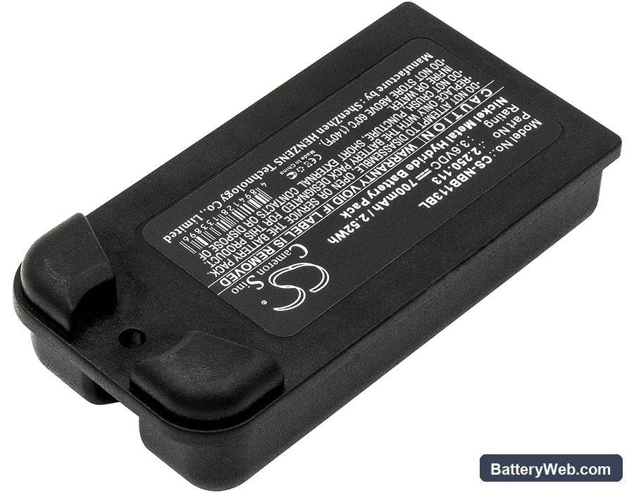 NBB Planar-C Replacement Battery, 3.6V, 700mAh, Ni-MH 2