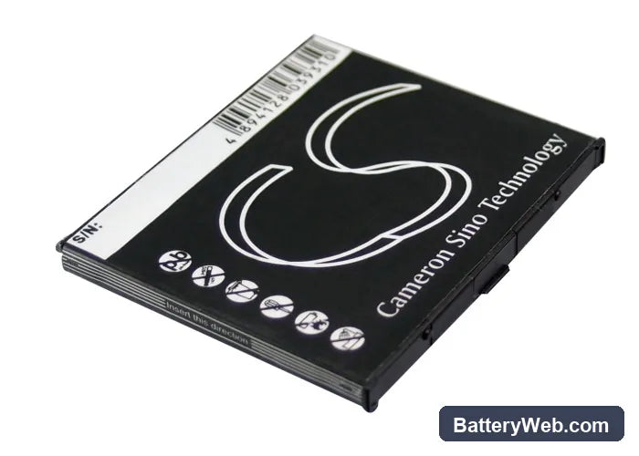 NTT DoCoMo F-04B Replacement Battery, 3.7V, 600mAh, Li-ion 3