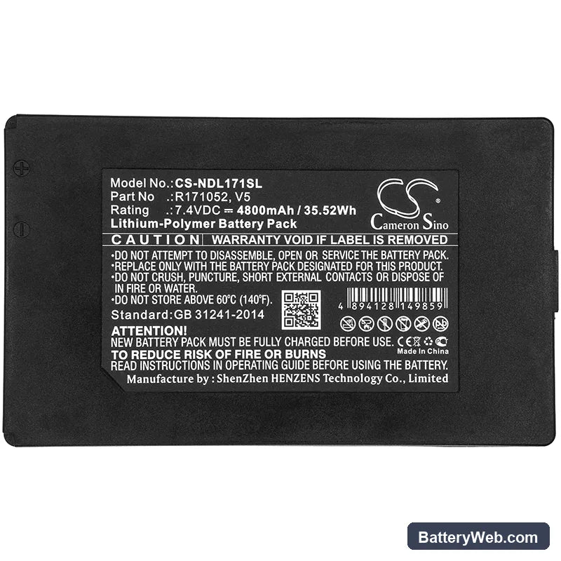 Ideal SecuriTEST IP Replacement Battery, 7.4V, 4800mAh, Li-Polymer 3