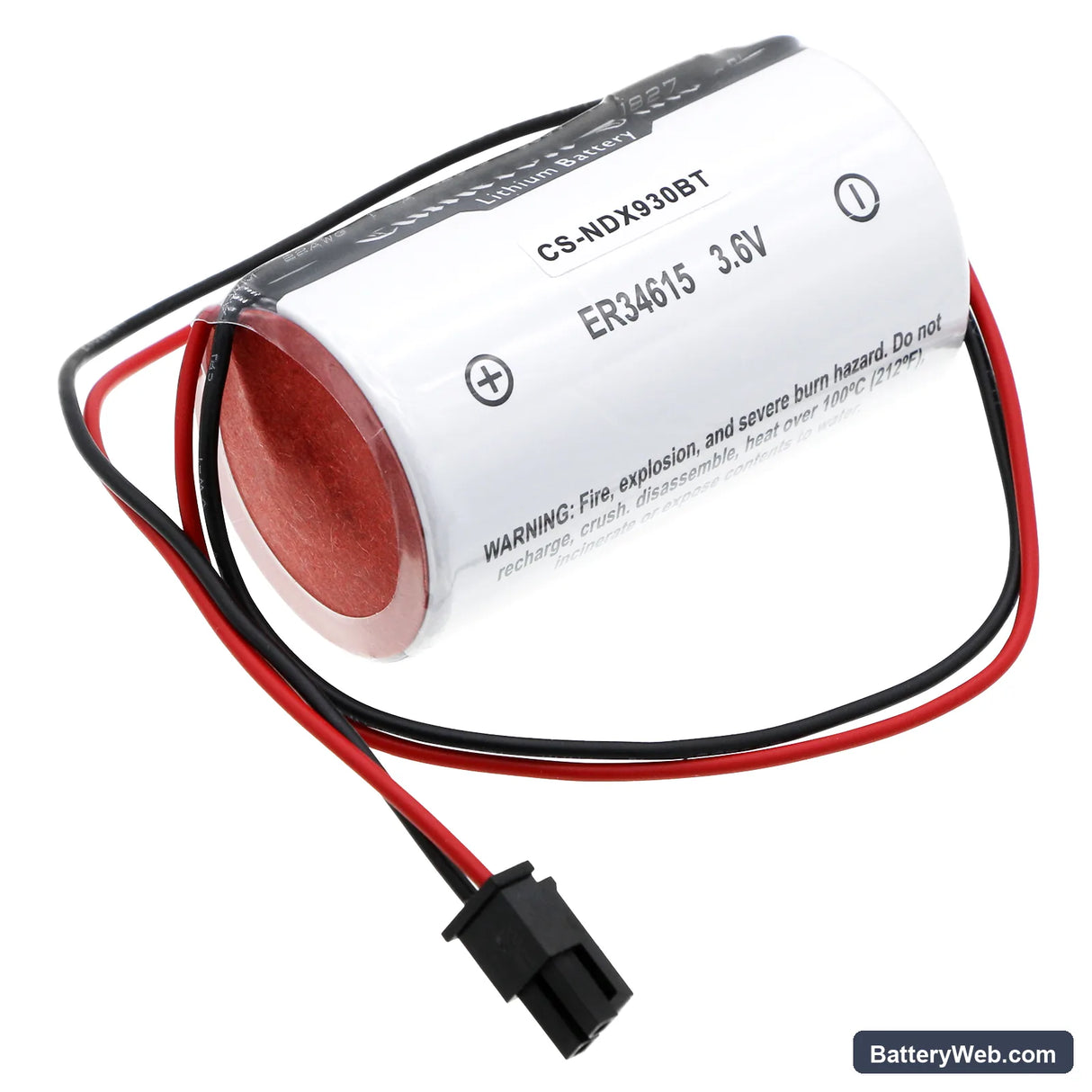 Indexa SYSTEM-9000 Replacement Battery, 3.6V, 14500mAh, Li-SOCl2 1