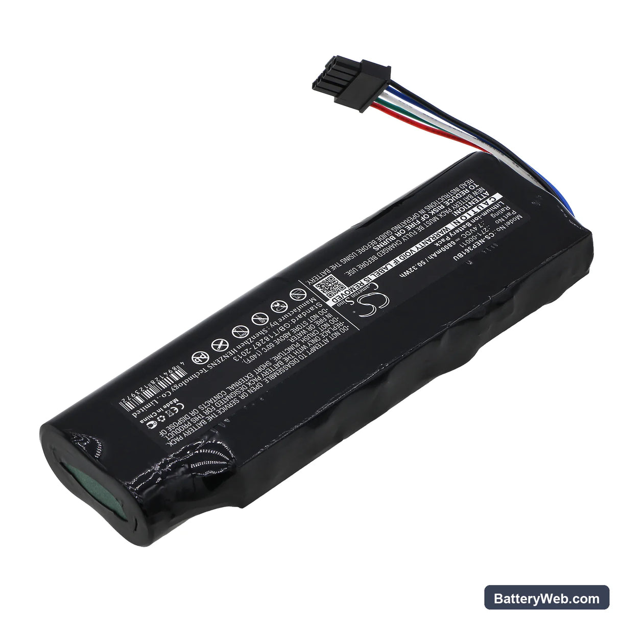 Nexergy Netapp N3600 Replacement Battery, 7.4V, 6800mAh, Li-ion 2