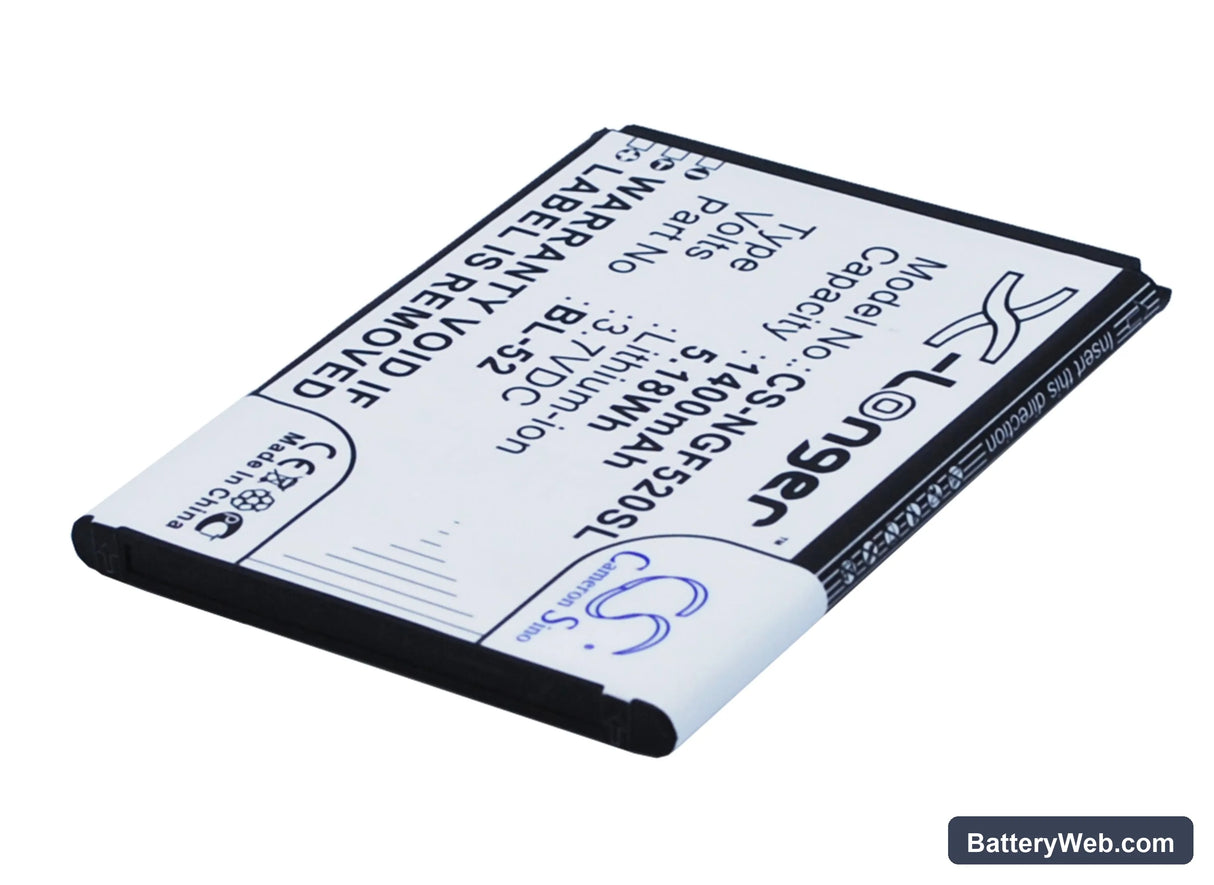 NGM Forward Young Replacement Battery, 3.7V, 1400mAh, Li-ion 2