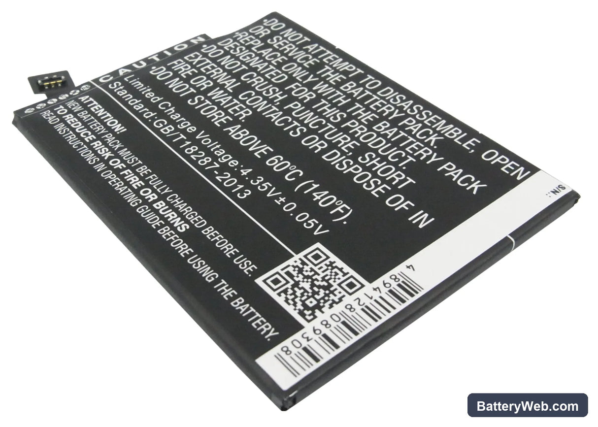 Microsoft Lumia 1320 Replacement Battery, 3.8V, 3500mAh, Li-Polymer 4
