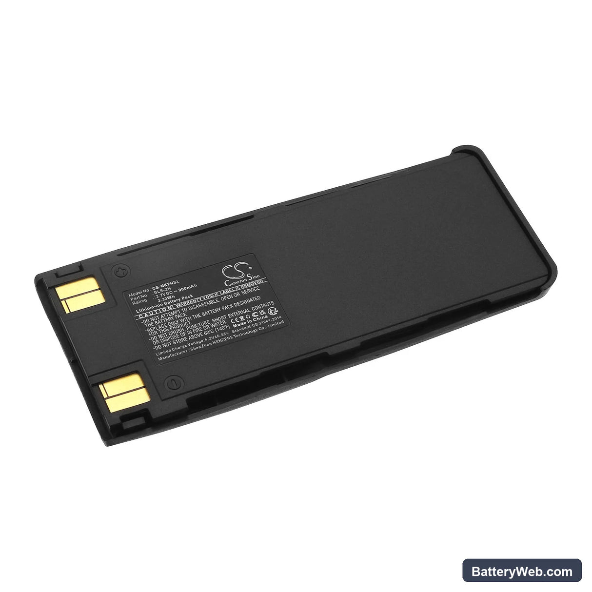 Ecom Ex-Handy 04 Replacement Battery, 3.7V, 900mAh, Li-ion 1