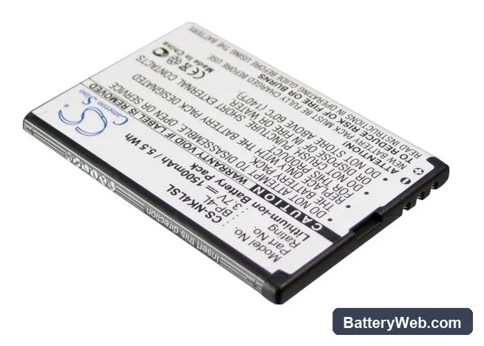 KNmobile I736 Replacement Battery, 3.7V, 1500mAh, Li-ion 2