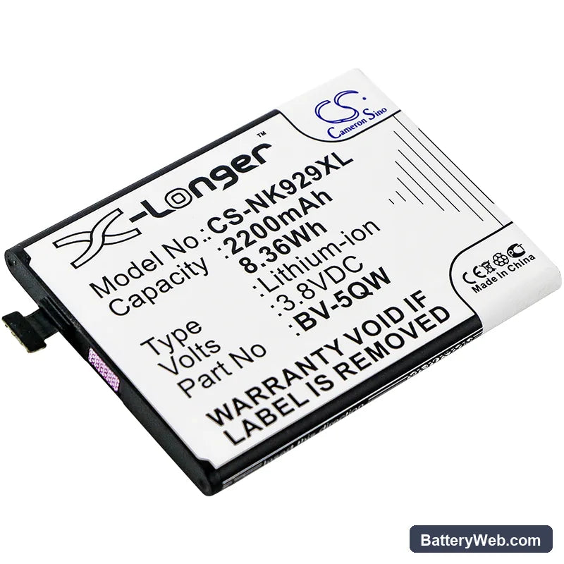 Microsoft Lumia 929 Replacement Battery, 3.8V, 2200mAh, Li-ion 1