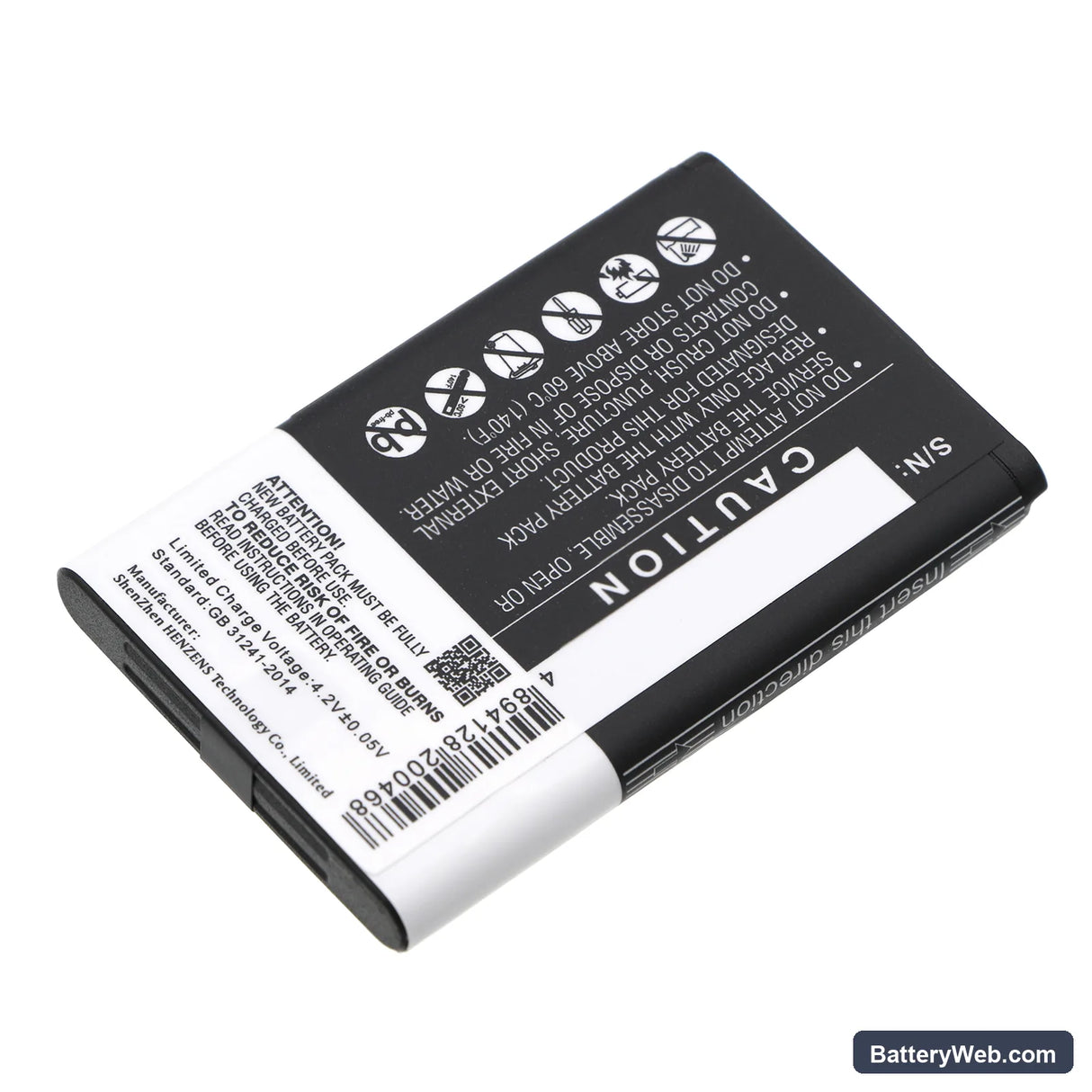 Nokia 105 4G (2021) Replacement Battery, 3.7V, 800mAh, Li-ion 4