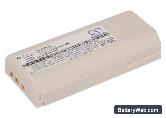 Nokia THR850 Replacement Battery, 3.7V, 2000mAh, Li-ion 1