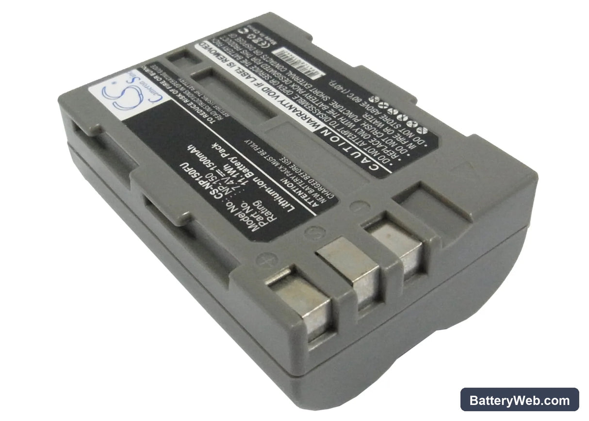 Fujifilm BC-150 Replacement Battery, 7.4V, 1500mAh, Li-ion 2