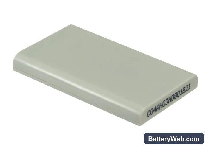 Minolta DiMAGE X Replacement Battery, 3.7V, 750mAh, Li-ion 3