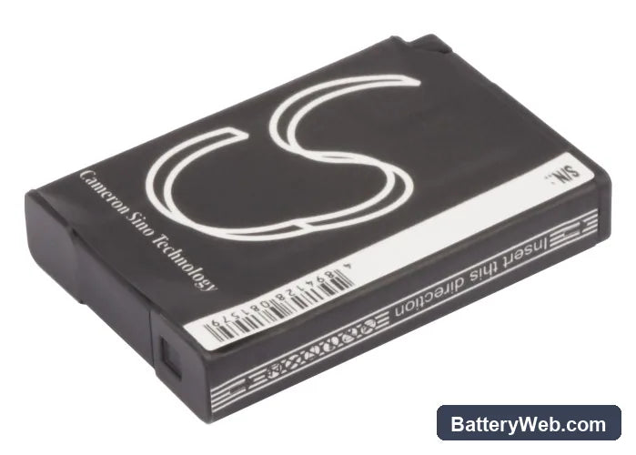 Fujifilm XQ1 Replacement Battery, 3.6V, 850mAh, Li-ion 3