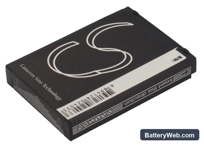 Casio Exilim Zoom EX-Z250BE Replacement Battery, 3.7V, 1050mAh, Li-ion 3