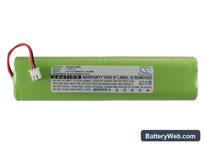 Narva 71320 inspection light Replacement Battery, 4.8V, 3500mAh, Ni-MH 5
