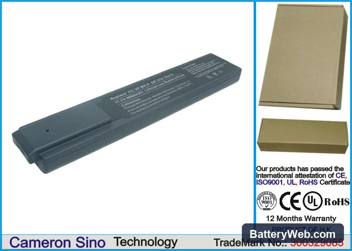 NEC Lavie N PC-LN300CD Replacement Battery, 11.1V, 4800mAh, Li-ion 1