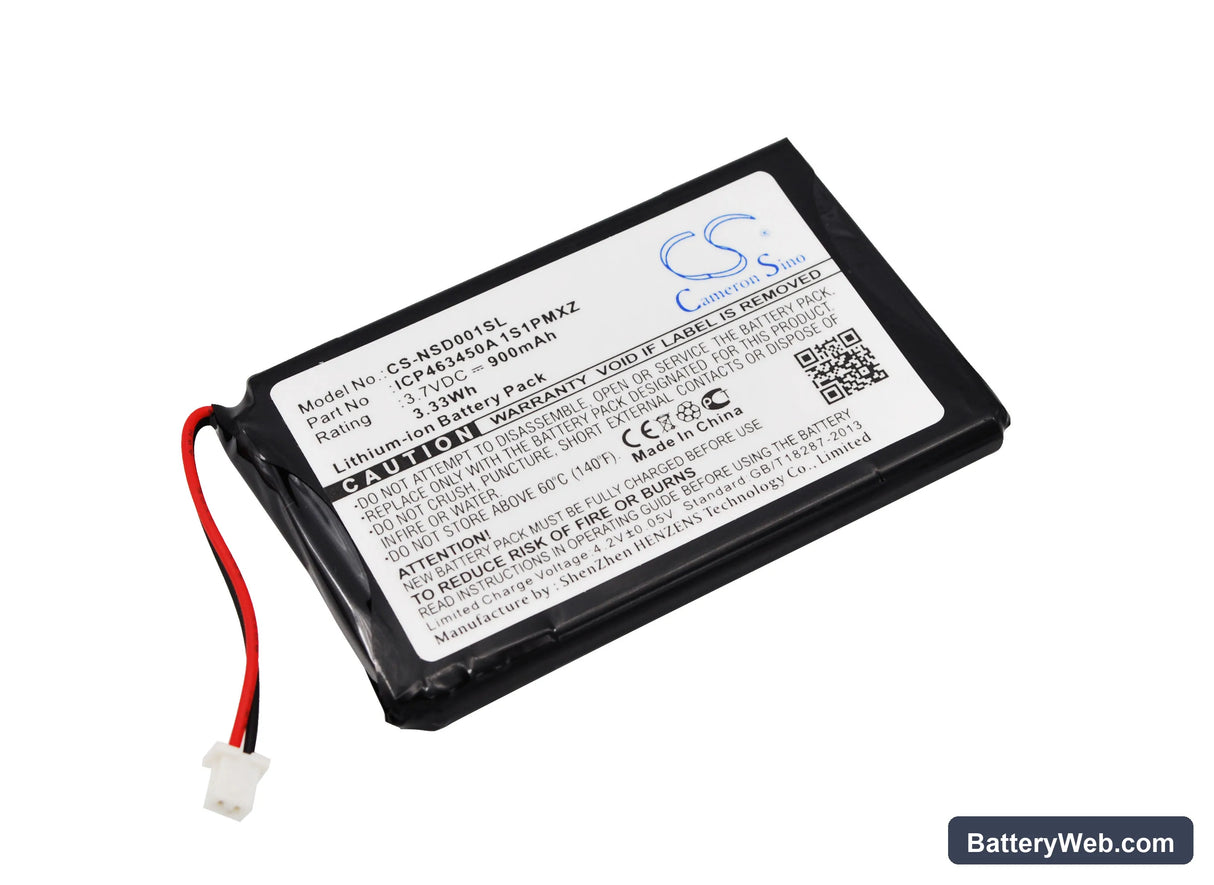 INSGINIA NS-HD01A Replacement Battery, 3.7V, 900mAh, Li-ion 1