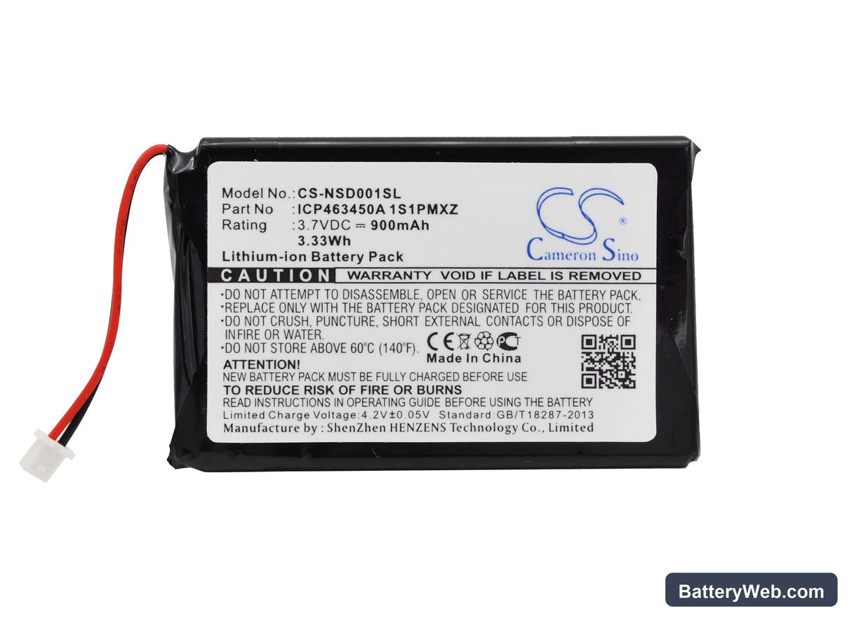 INSGINIA NS-HD01A Replacement Battery, 3.7V, 900mAh, Li-ion 5