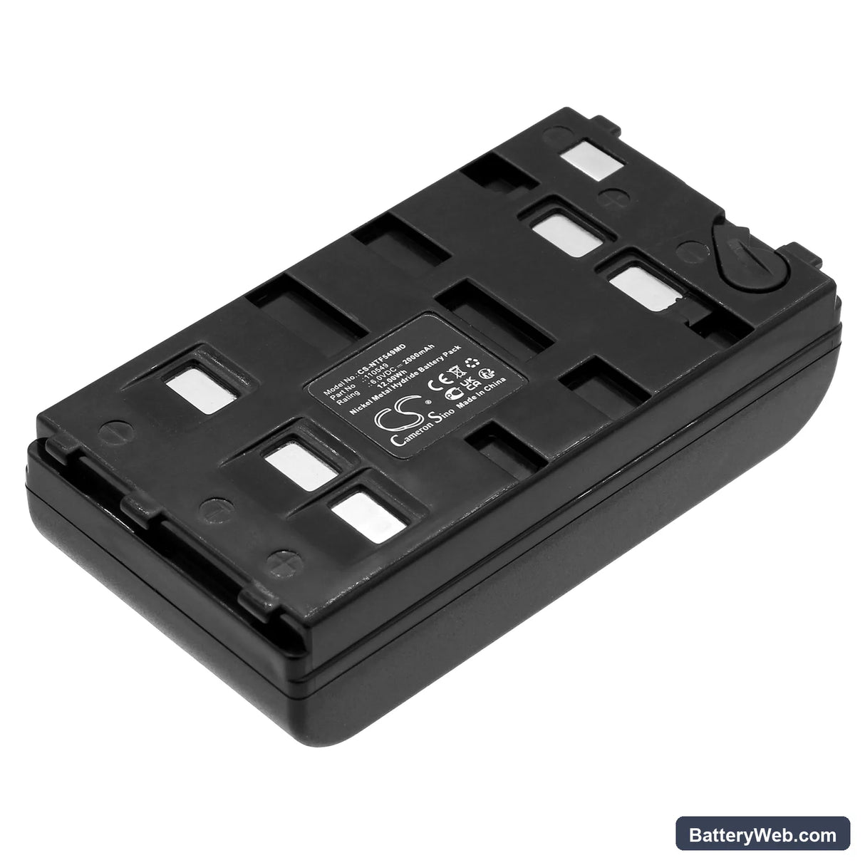 Natus Fischer-Zoth Echo Screen Classic Replacement Battery, 6V, 2000mAh, Ni-MH 1