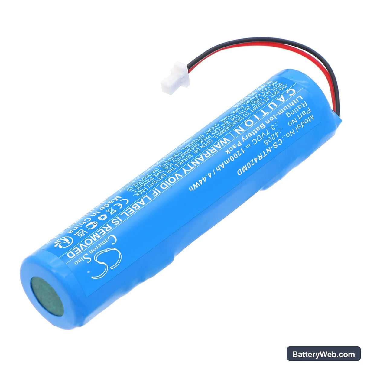 Integra 8 Channel 12 Channel VIAFLO Replacement Battery, 3.7V, 1200mAh, Li-ion 2