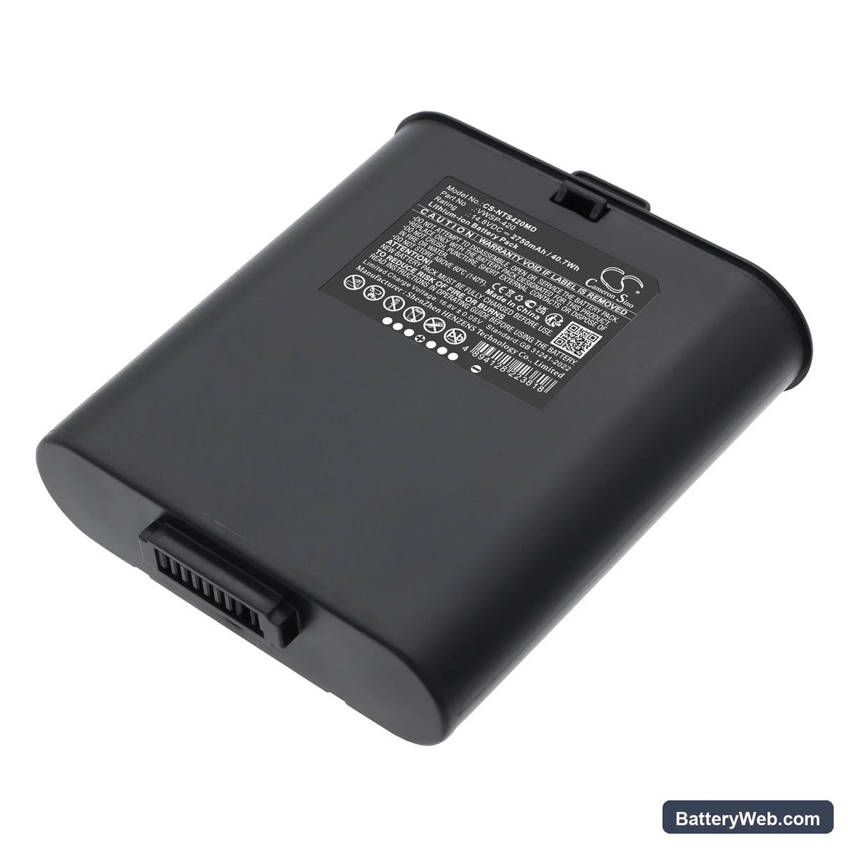 Inovytec CPAP Replacement Battery, 14.8V, 2750mAh, Li-ion 1