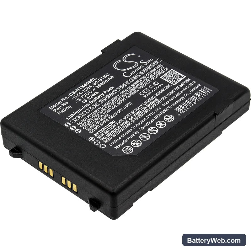 HandHeld Nautiz X4 Replacement Battery, 3.7V, 3600mAh, Li-ion 1
