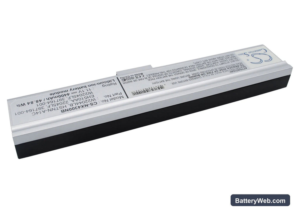 Compaq Presario B1800 Replacement Battery, 11.1V, 4400mAh, Li-ion 3
