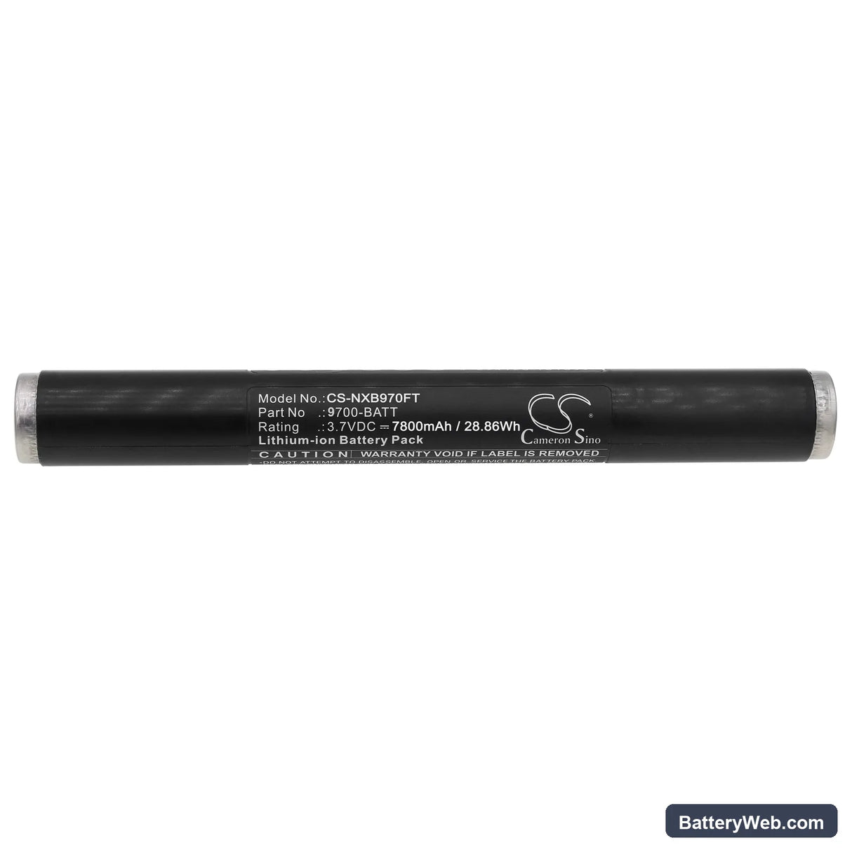 Nightstick 9700 Replacement Battery, 3.7V, 7800mAh, Li-ion 3