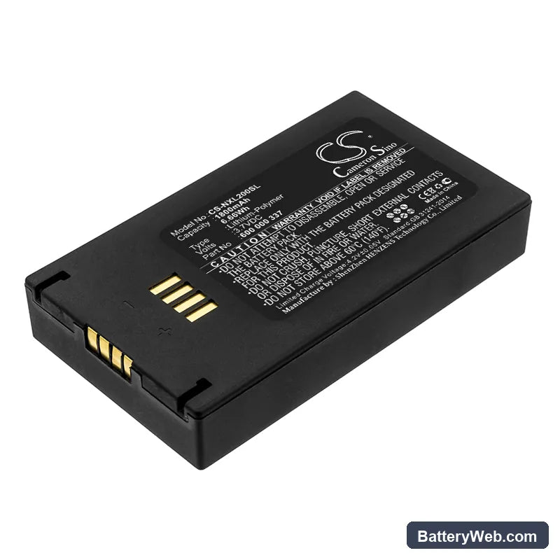RENISHAW XR20-W Replacement Battery, 3.7V, 1800mAh, Li-Polymer 1