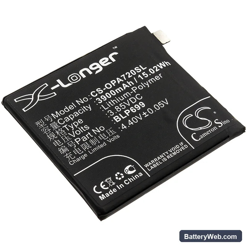 OnePlus 7 Pro Replacement Battery, 3.85V, 3900mAh, Li-Polymer 1