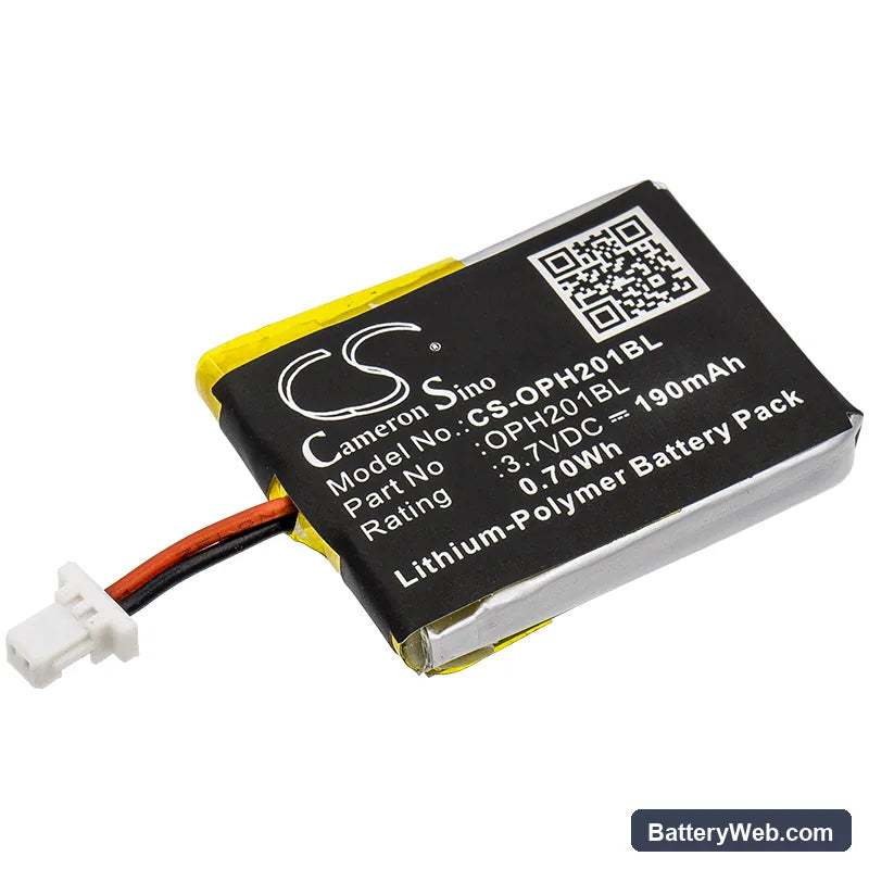 Opticon OPN-2001 Replacement Battery, 3.7V, 190mAh, Li-Polymer 1