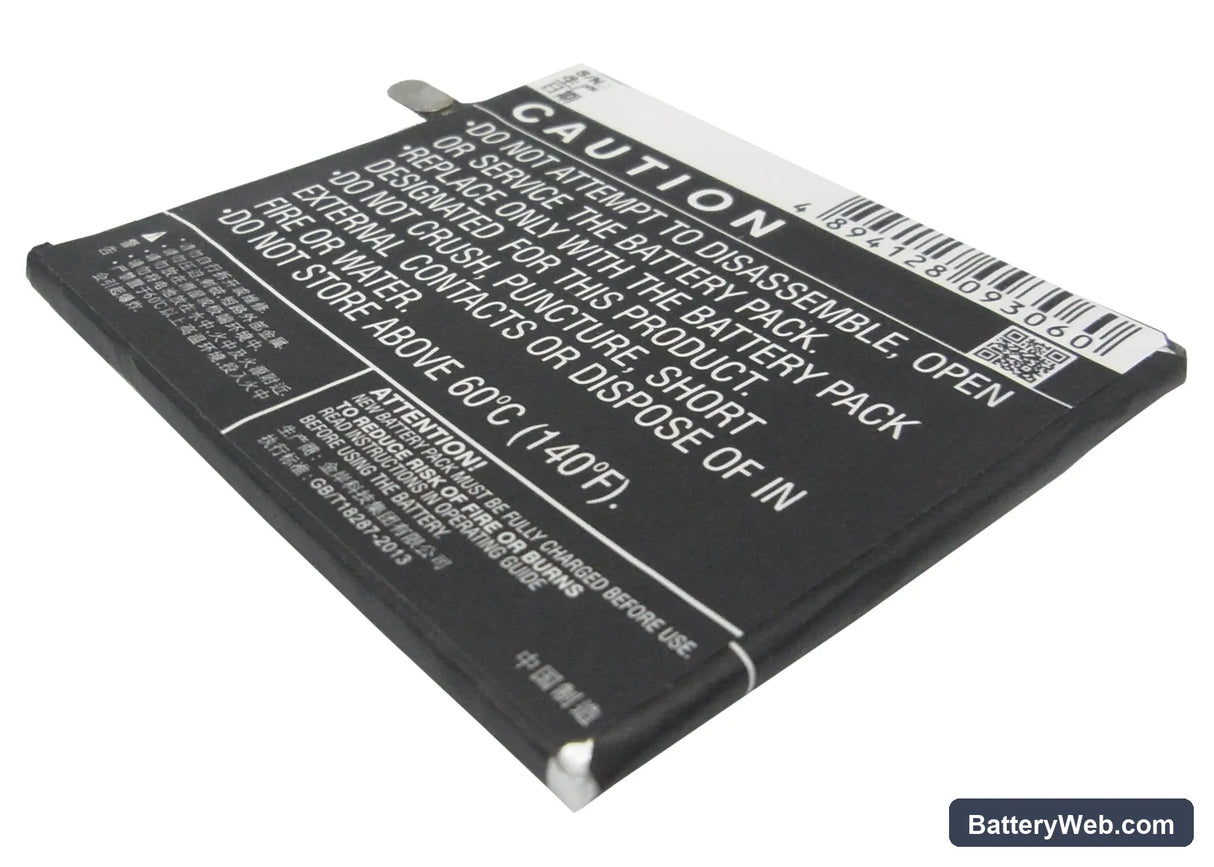 Oppo N5117 Replacement Battery, 3.8V, 2100mAh, Li-Polymer 4