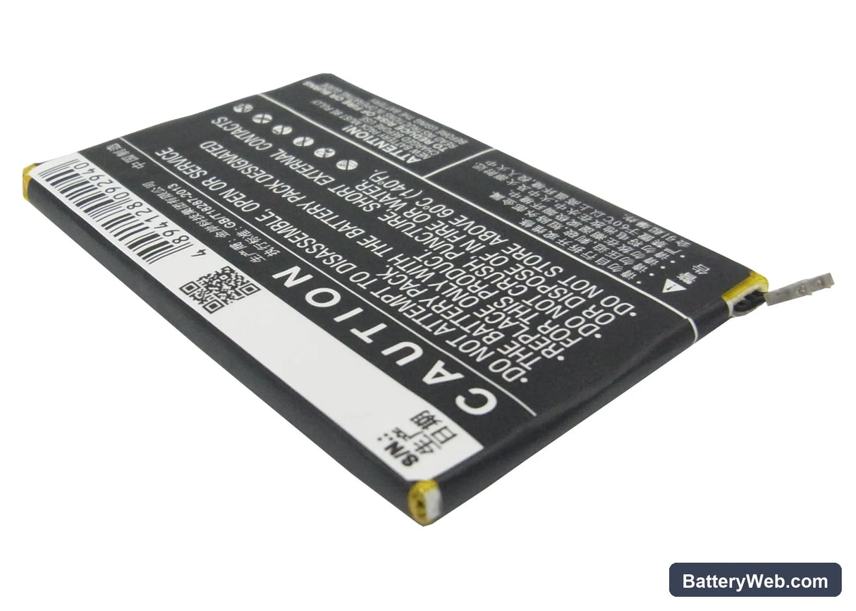 Oppo U705W Replacement Battery, 3.8V, 2020mAh, Li-Polymer 3