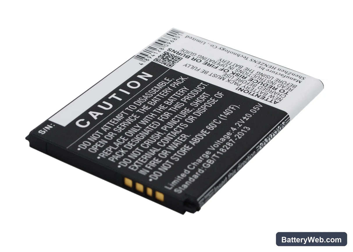 Alcatel OT-4030 Replacement Battery, 3.7V, 1500mAh, Li-ion 4