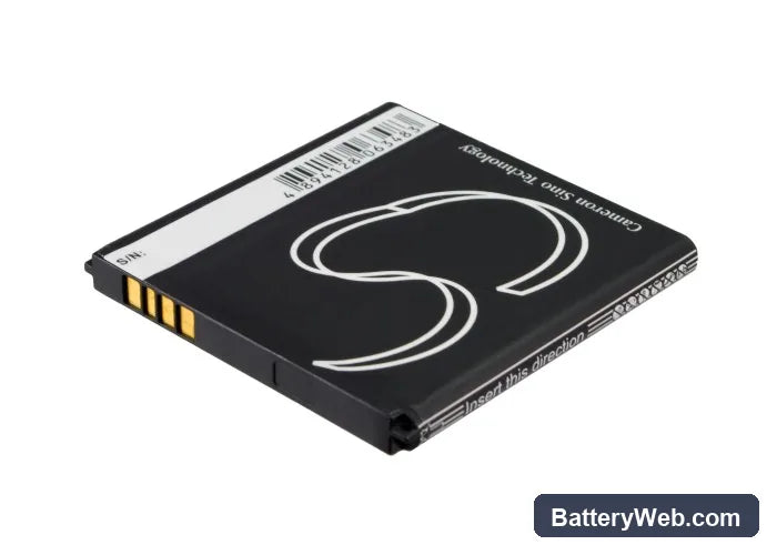 TCL A986 Replacement Battery, 3.7V, 1500mAh, Li-ion 1