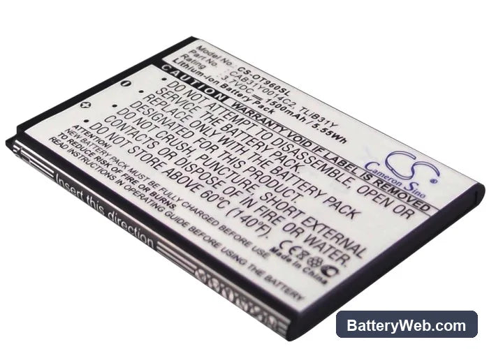 Cricket AUTHORITY Replacement Battery, 3.7V, 1500mAh, Li-ion 1