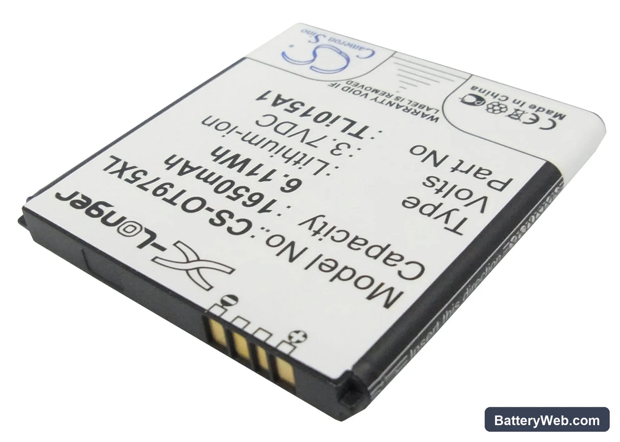 BASE VARIA Replacement Battery, 3.7V, 1650mAh, Li-ion 2