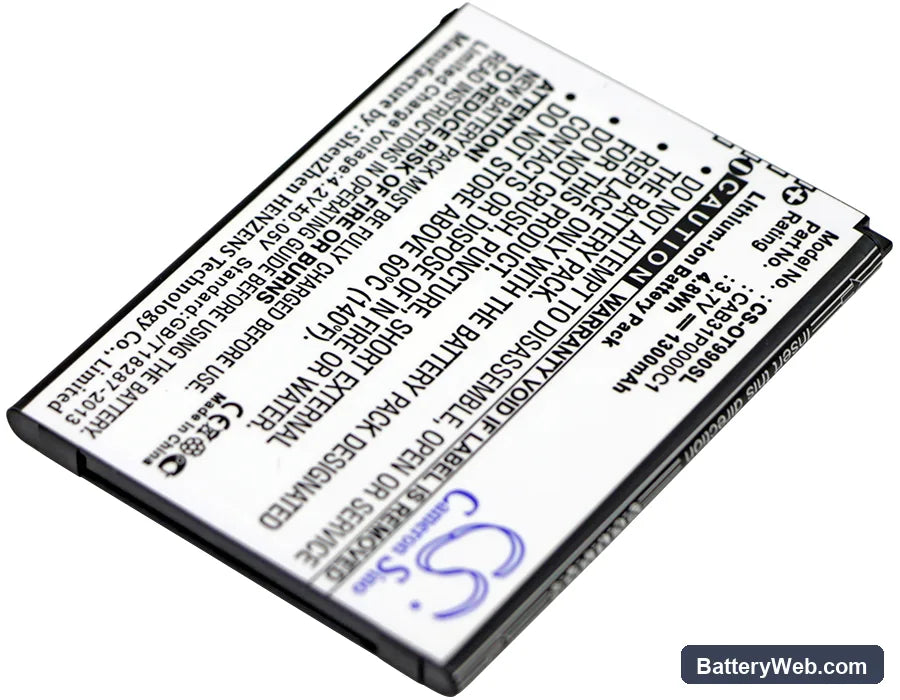 MegaFon Optima MS3B Replacement Battery, 3.7V, 1300mAh, Li-ion 2