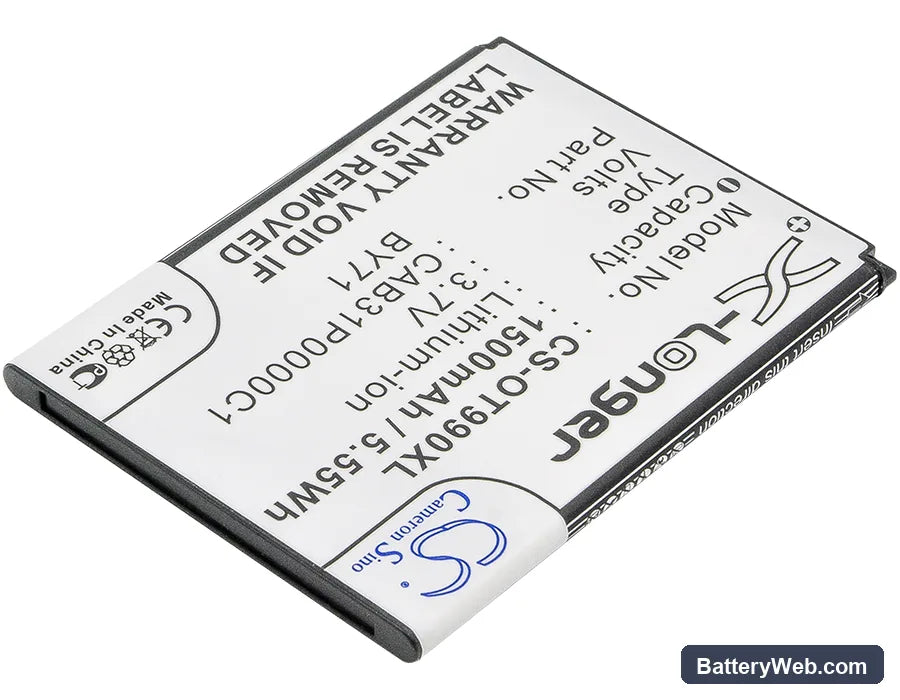 T-Mobile Move Replacement Battery, 3.7V, 1500mAh, Li-ion 2