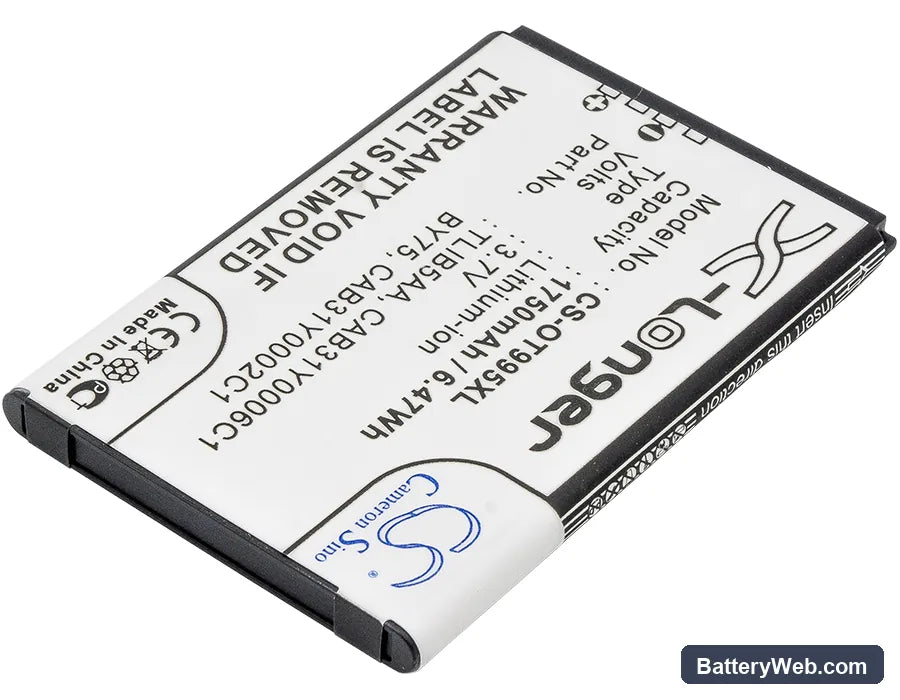 SRF Staraddict 2 Replacement Battery, 3.7V, 1750mAh, Li-ion 2