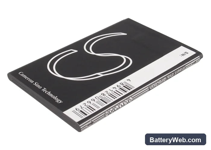 Vodafone Smart II Replacement Battery, 3.7V, 1100mAh, Li-ion 3