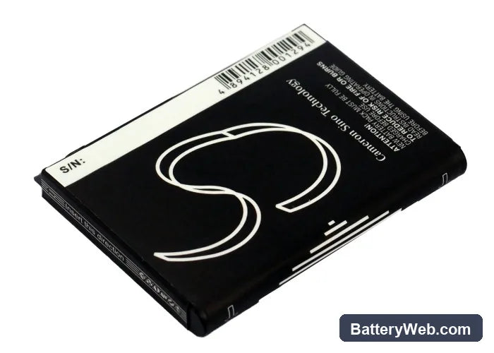 Pharos PTL525P Replacement Battery, 3.7V, 1100mAh, Li-ion 4