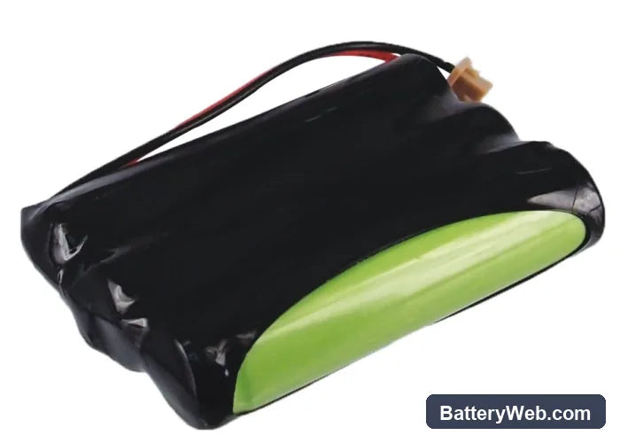 Panasonic KX-TCD560 Replacement Battery, 3.6V, 600mAh, Ni-MH 4