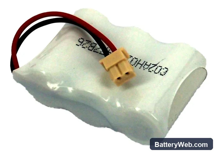 Panasonic Replacement Battery, 3.6V, 600mAh, Ni-MH 4