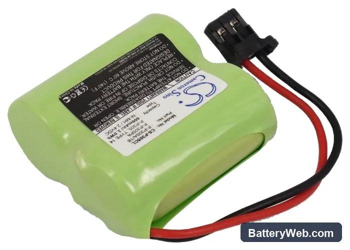 AT&T Replacement Battery, 2.4V, 600mAh, Ni-MH 2