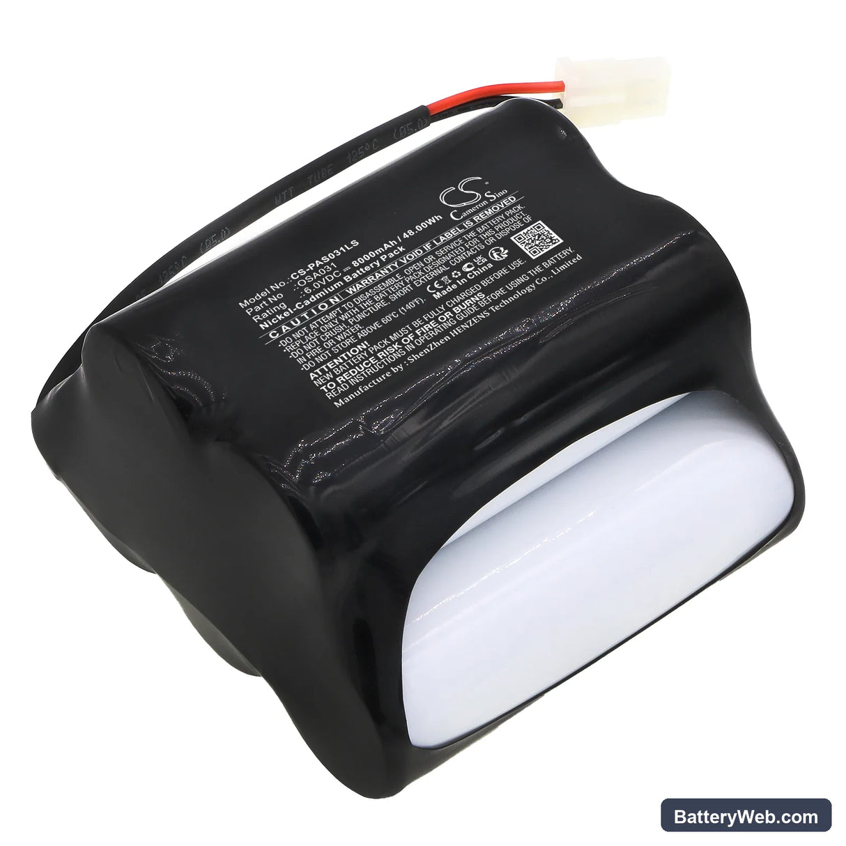 PowerSonic A13463 Replacement Battery, 6V, 8000mAh, Ni-CD 1