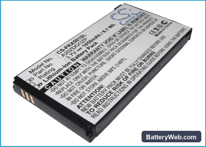 Philips Xenium X501 Replacement Battery, 3.7V, 1650mAh, Li-ion 1