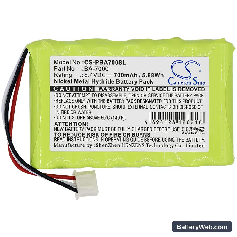 Brother P-touch Replacement Battery, 8.4V, 700mAh, Ni-MH 3