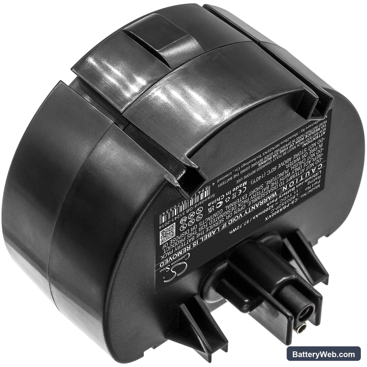 Water Tech Pool Blaster Pro Replacement Battery, 11.1V, 5200mAh, Li-ion 3